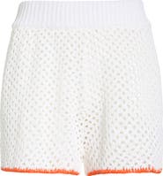 Elan Open Knit Cover-Up Shorts