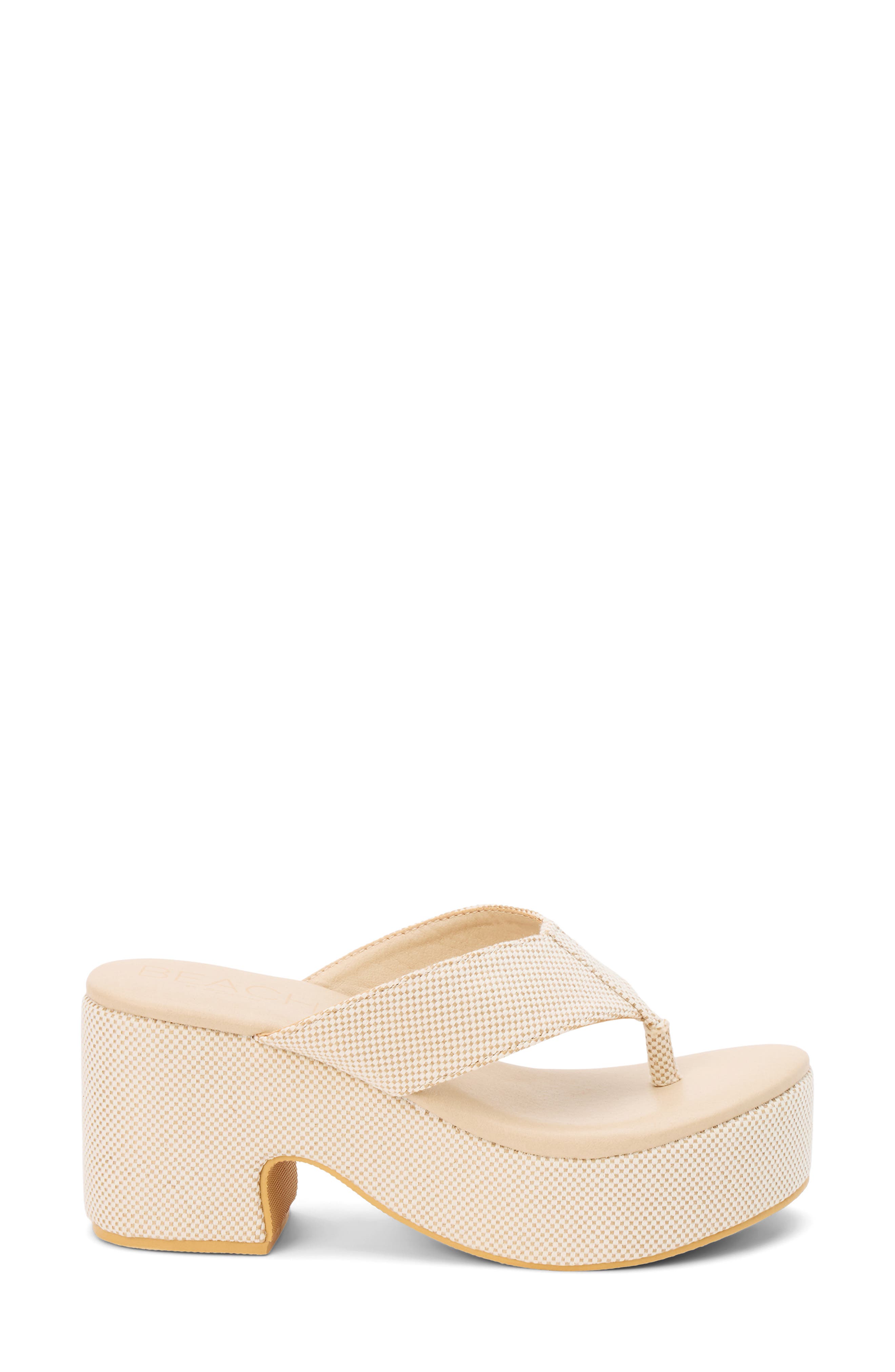 Coconuts by Matisse Bonnie Platform Flip Flop, Alternate, color, Natural Jute