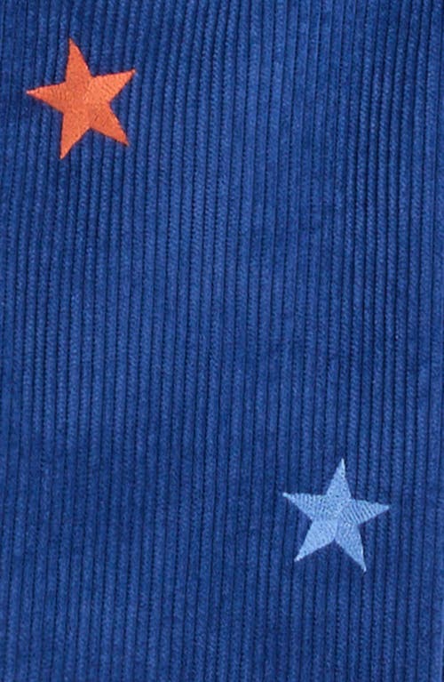 Shop Mini Boden Kids' Star Corduroy Pants In Sapphire Blue