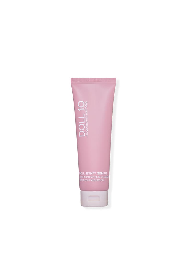 Doll Skin Genius Daily Dissolve Clay Cleanser with Reishi Mushroom, Main, color, Milky White