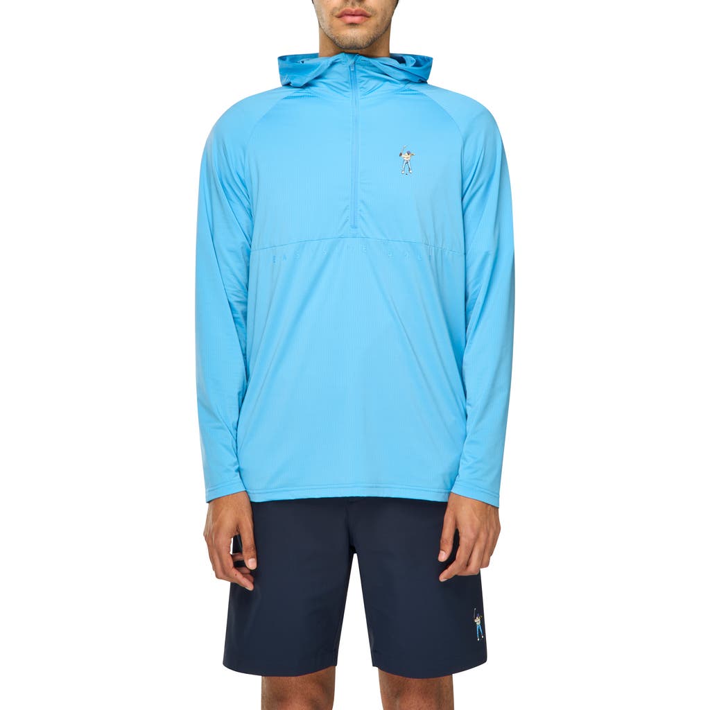 Eastside Golf Half Zip Golf Hoodie in Tranquil Blue  product