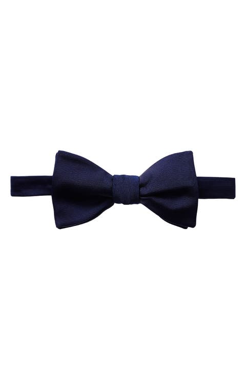 Silk Grosgrain Bow Tie