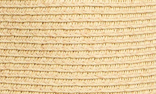 NINE WEST NINE WEST DENIM BOW STRAW HAT 