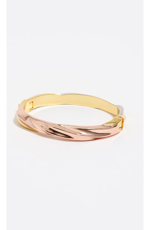 Bimba Y Lola Three-tone Irregular Bracelet In Gold