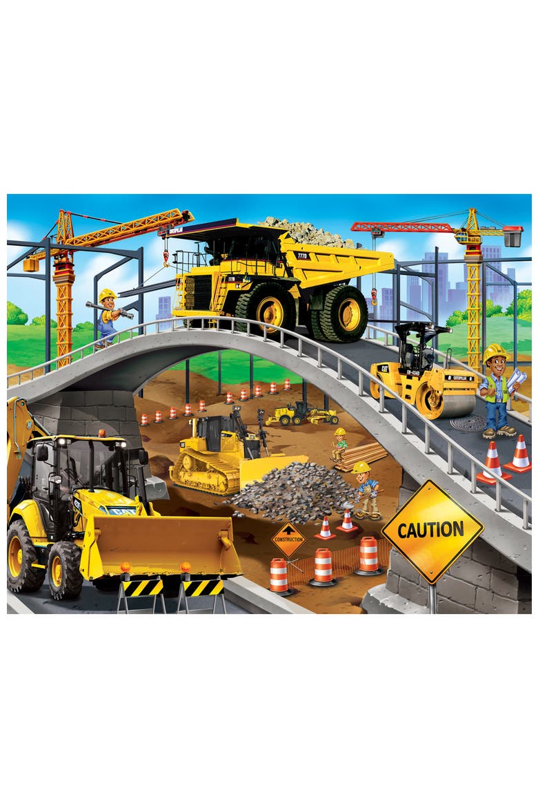 CAT 100 Piece Jigsaw Puzzles 4-Pack, Alternate, color, Multicolor