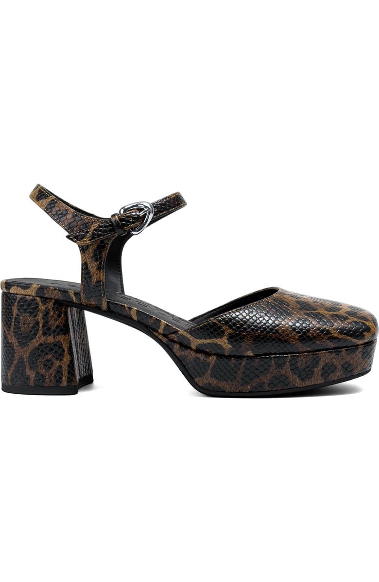 Aerosoles Senna Ankle Strap Platform Pump, Alternate, color, Jaguar Print
