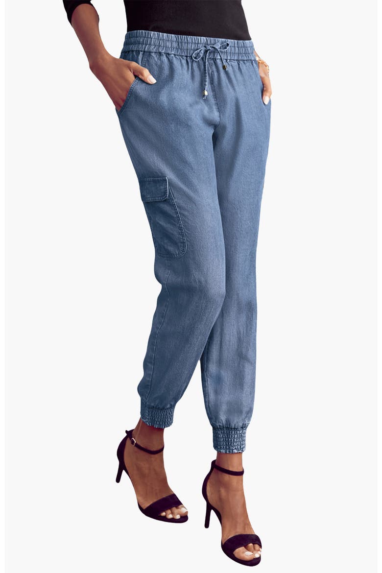 Cargo Jogger Pants, Main, color, Denim