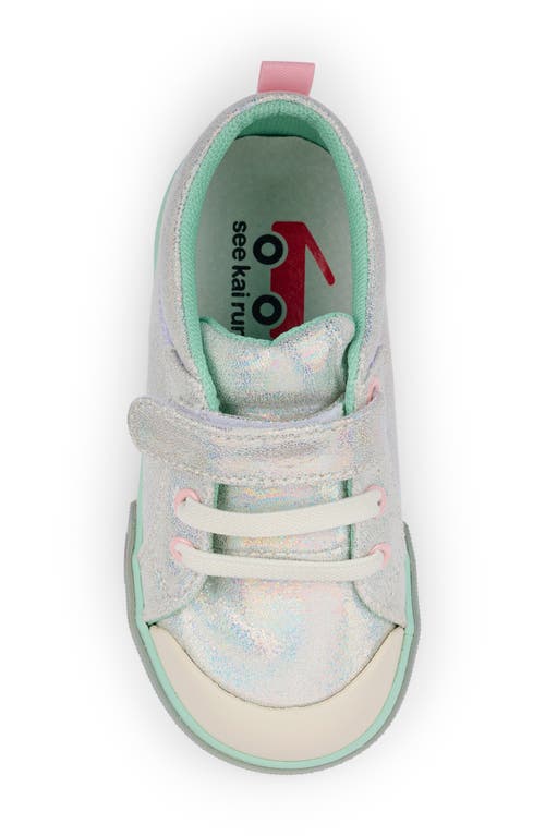 See Kai Run Kristin Sneaker In Silver Metallic