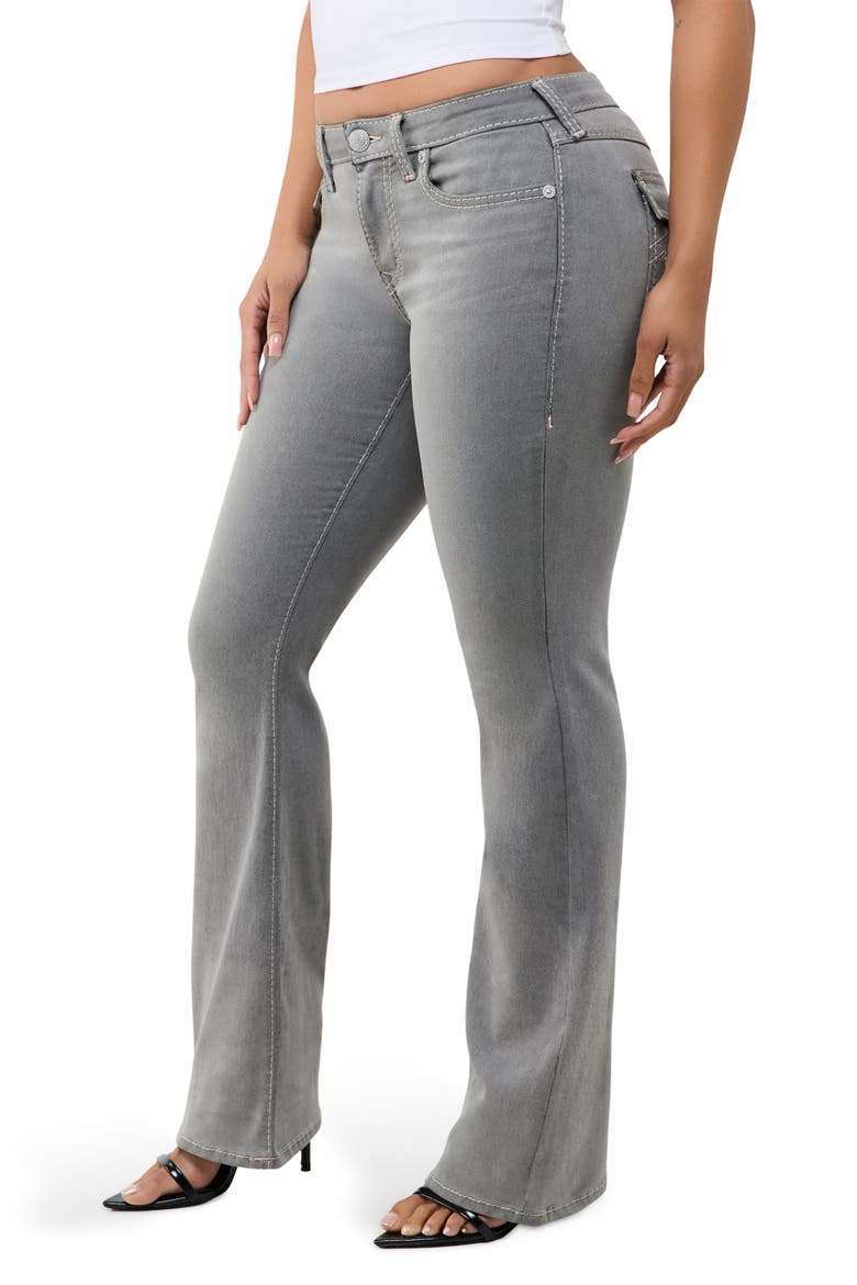 Becca Bootcut Jeans, Alternate, color, GREY STAMPEDE DUST WASH