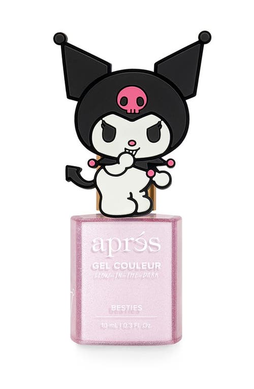 Aprés Nail Kuromi Flash Glitter Gel Couleur