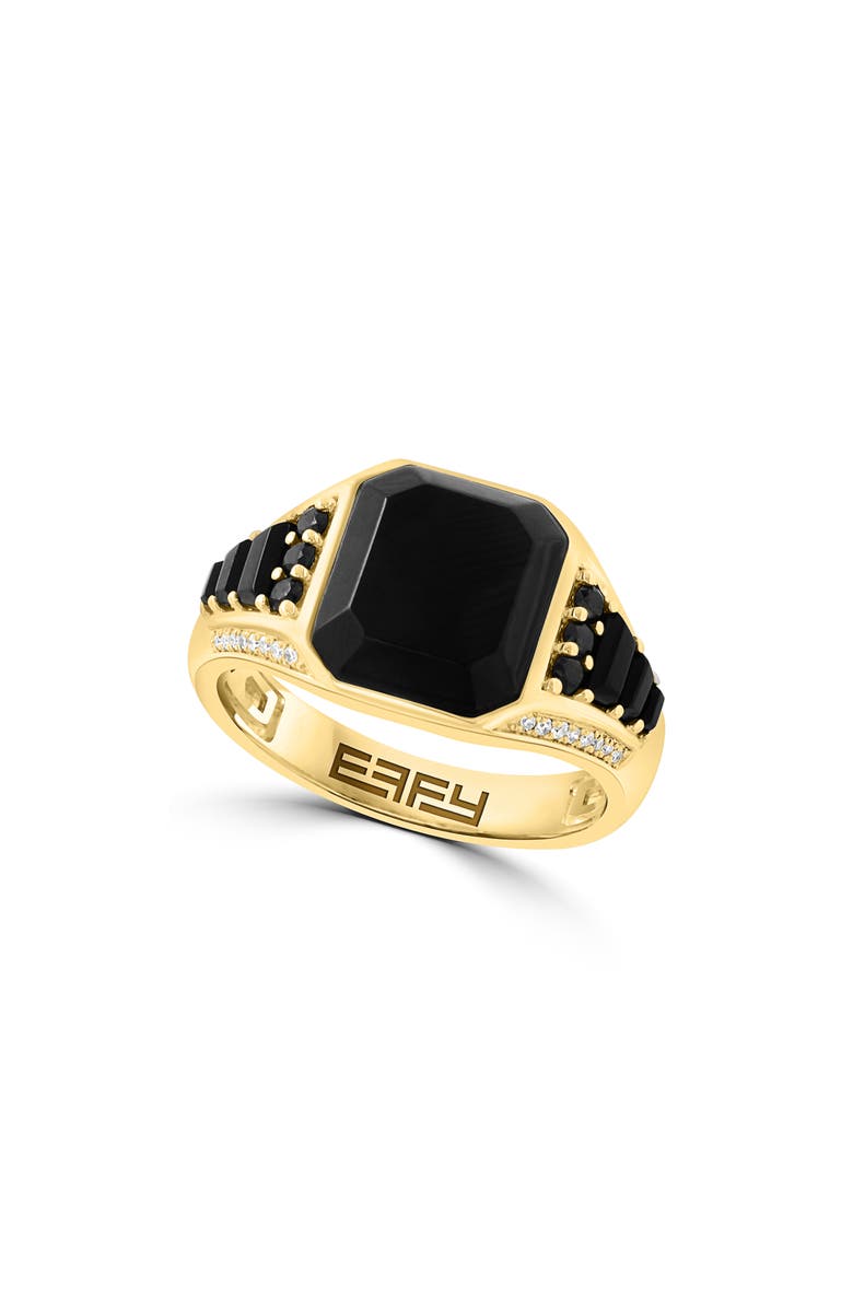 EFFY Onyx Ring, Main, color, Black