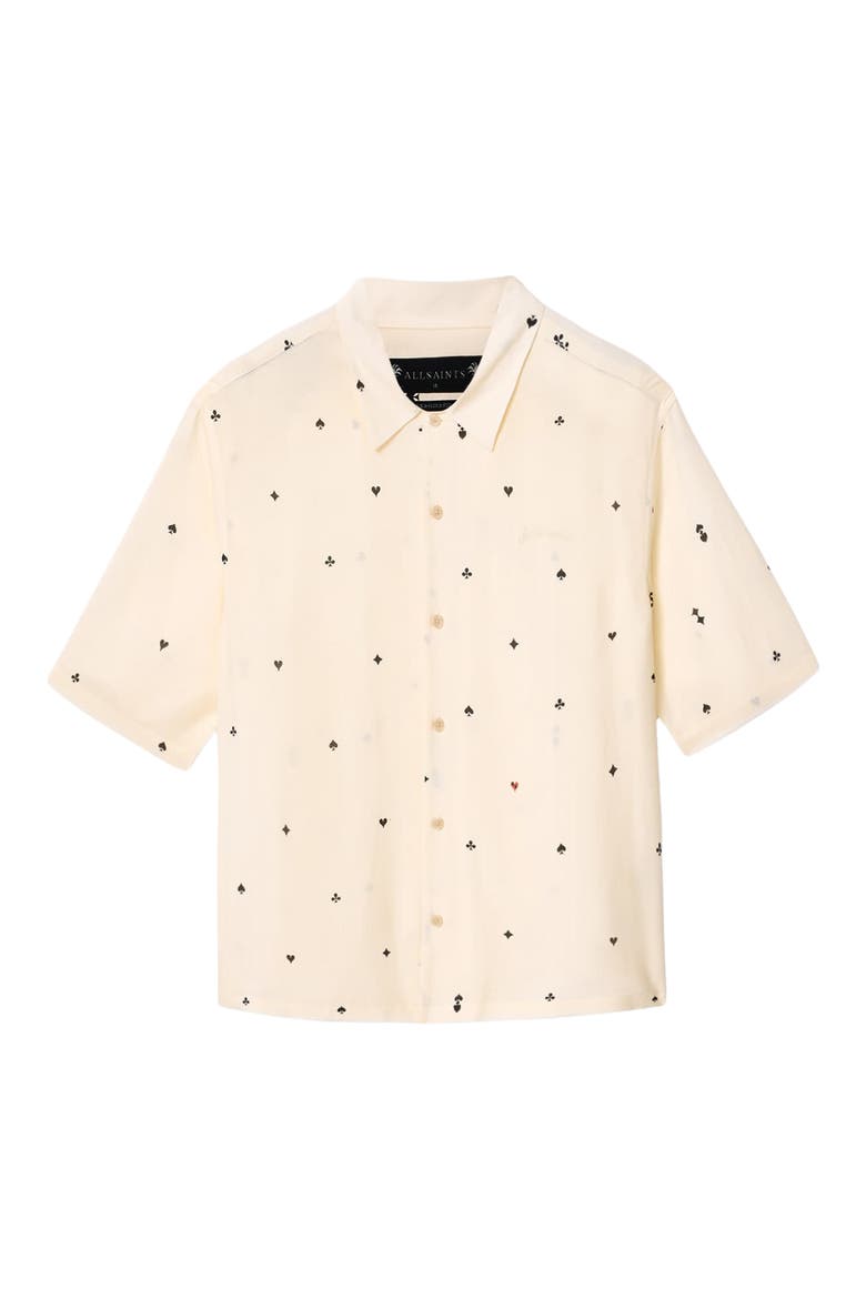 Cardsuit Camp Shirt, Alternate, color, ECRU
