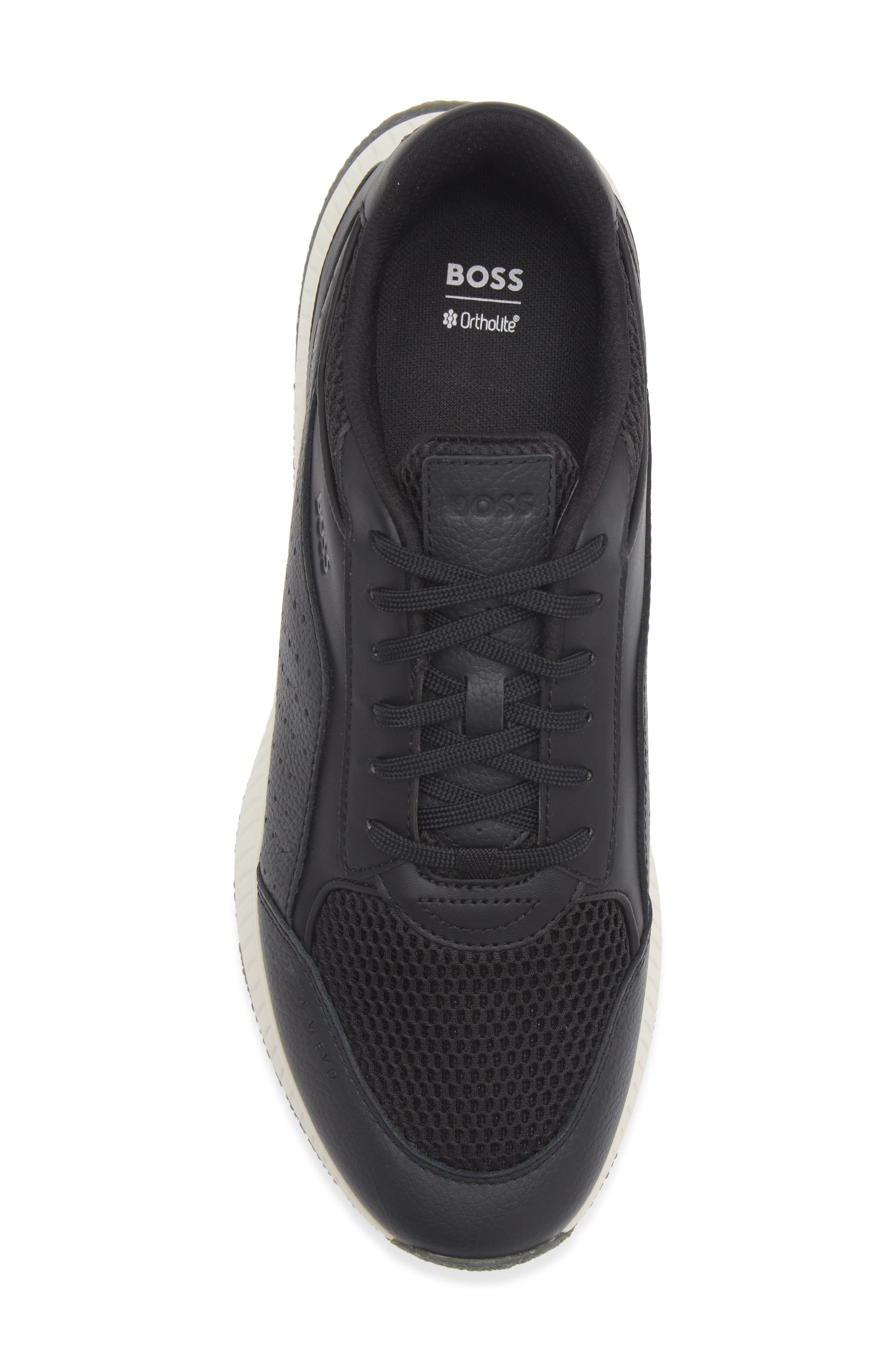 Titanium Evo Sneaker, Alternate, color, BLACK