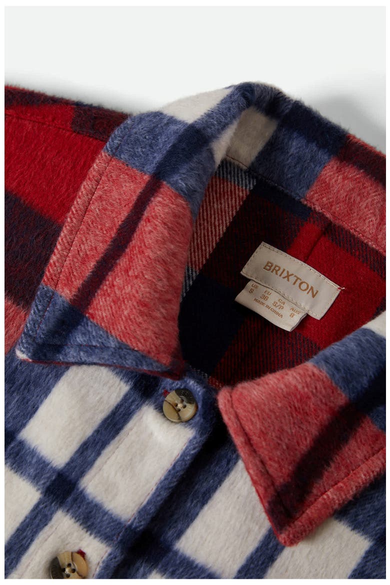 Bowery Plaid Flannel Button-Up Shirt, Alternate, color, ADRENALINE RUSH/ NAVY