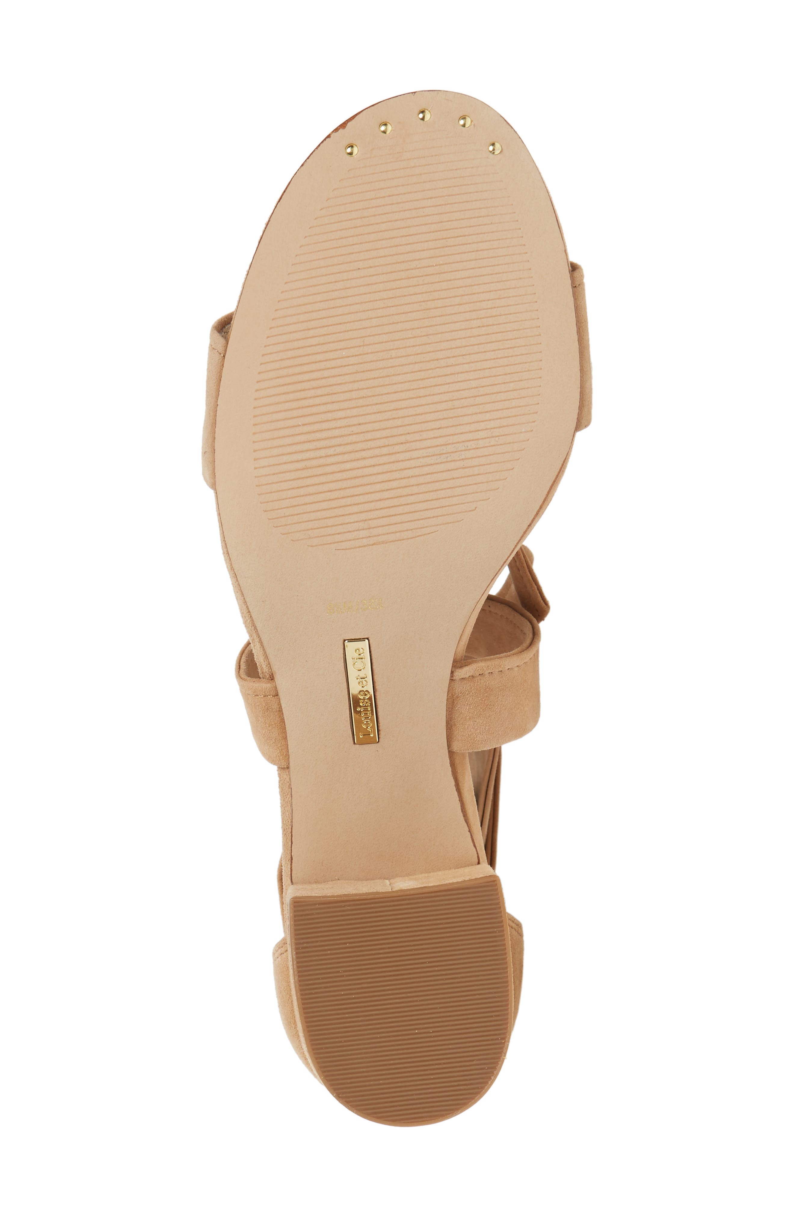 Gia Block Heel Sandal, Alternate, color, TRUE TAN SUEDE