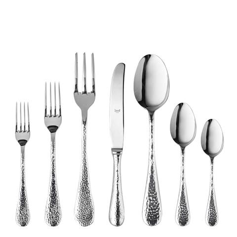Epoque Pewter Flatware Set - 32 Pieces