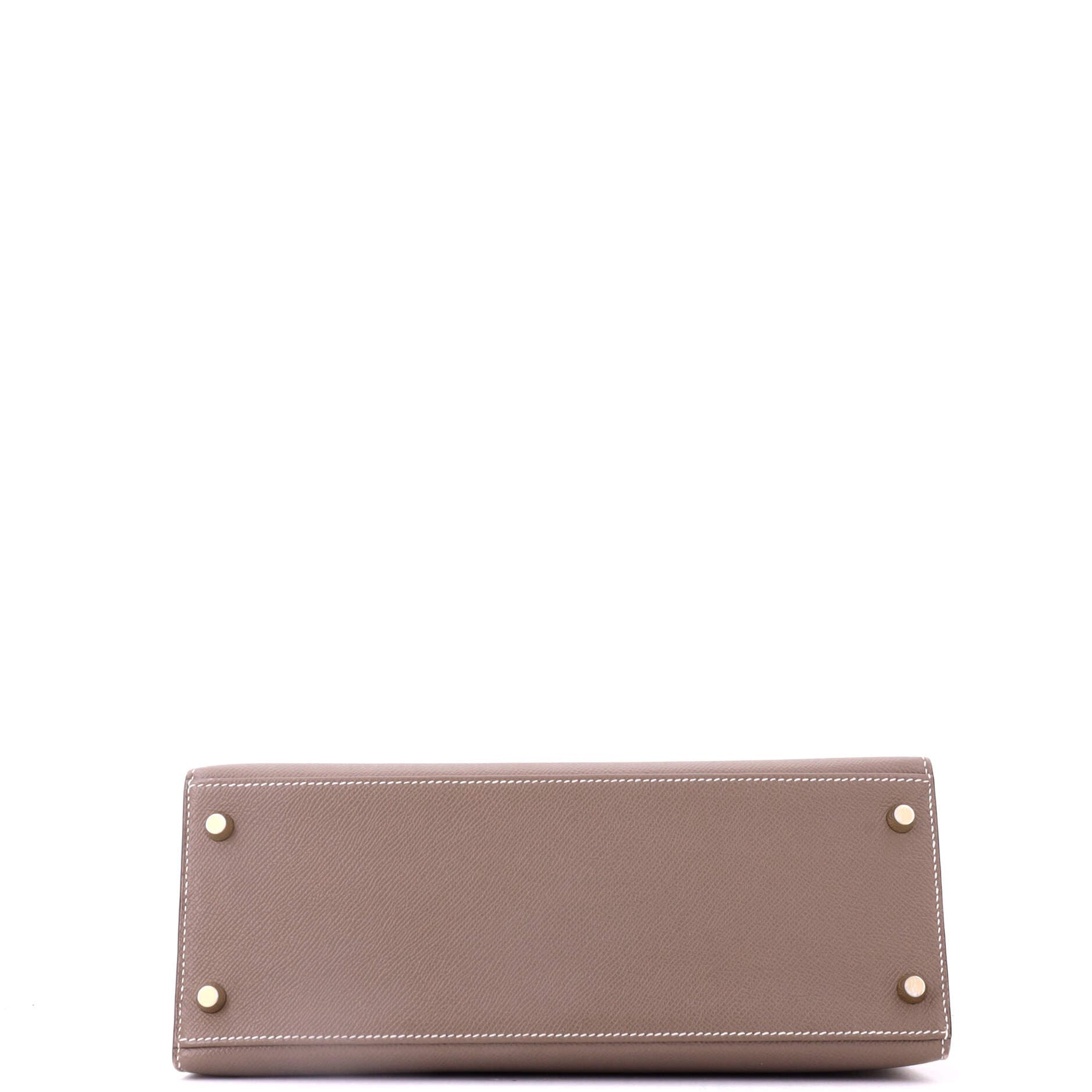Pre-Owned Hermes Kelly Handbag Grey Epsom with Gold Hardware 28, Alternate, color, Etoupe