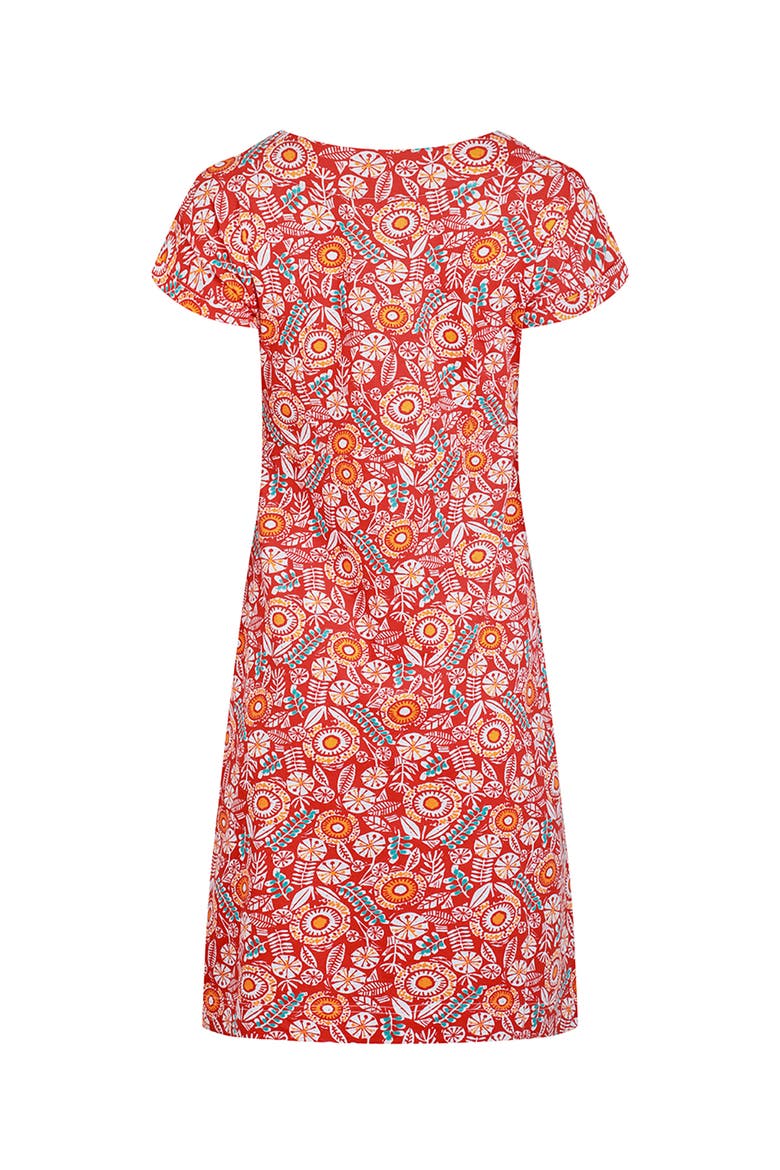 Tallahassee Jersey Dress, Alternate, color, Tango Red