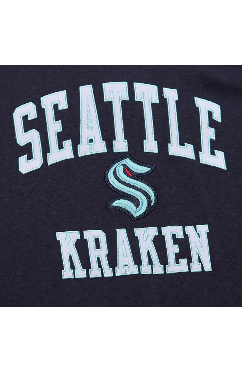Mitchell & Ness Men's Mitchell & Ness Deep Sea Blue Seattle Kraken Legendary Slub T-Shirt, Alternate, color, Navy