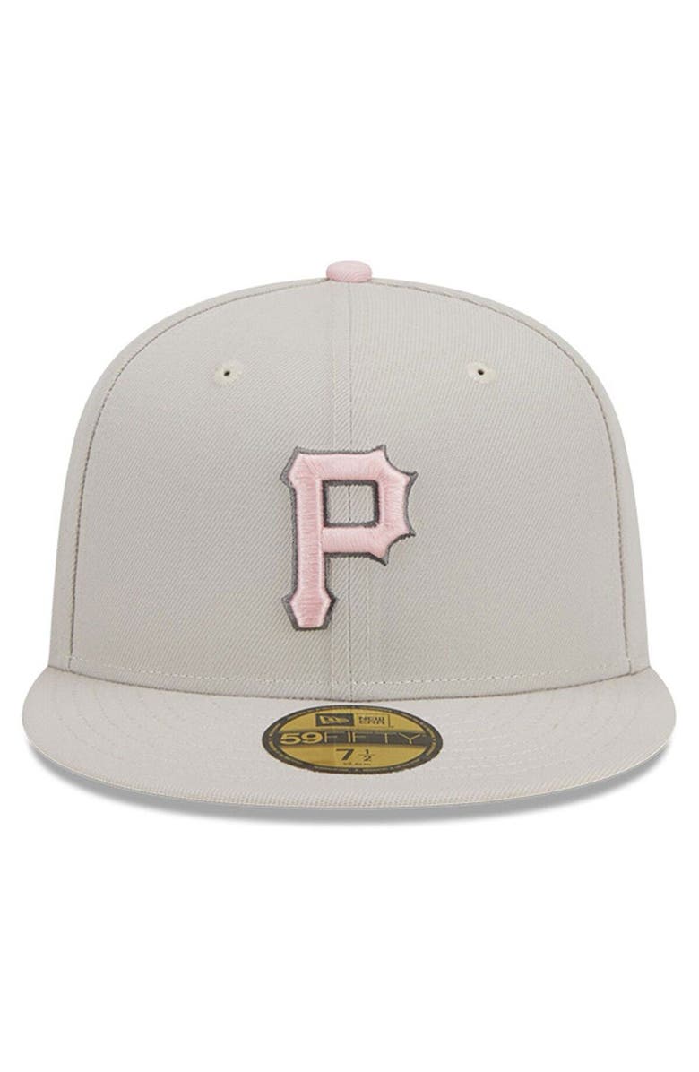 New Era Men's New Era Khaki Pittsburgh Pirates 2023 Mother's Day On-Field 59FIFTY Fitted Hat, Alternate, color,