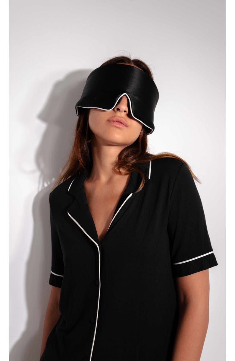 Drowsy Sleep Co. Pipe Dreams Sleep Masks, Alternate, color, Black Jade