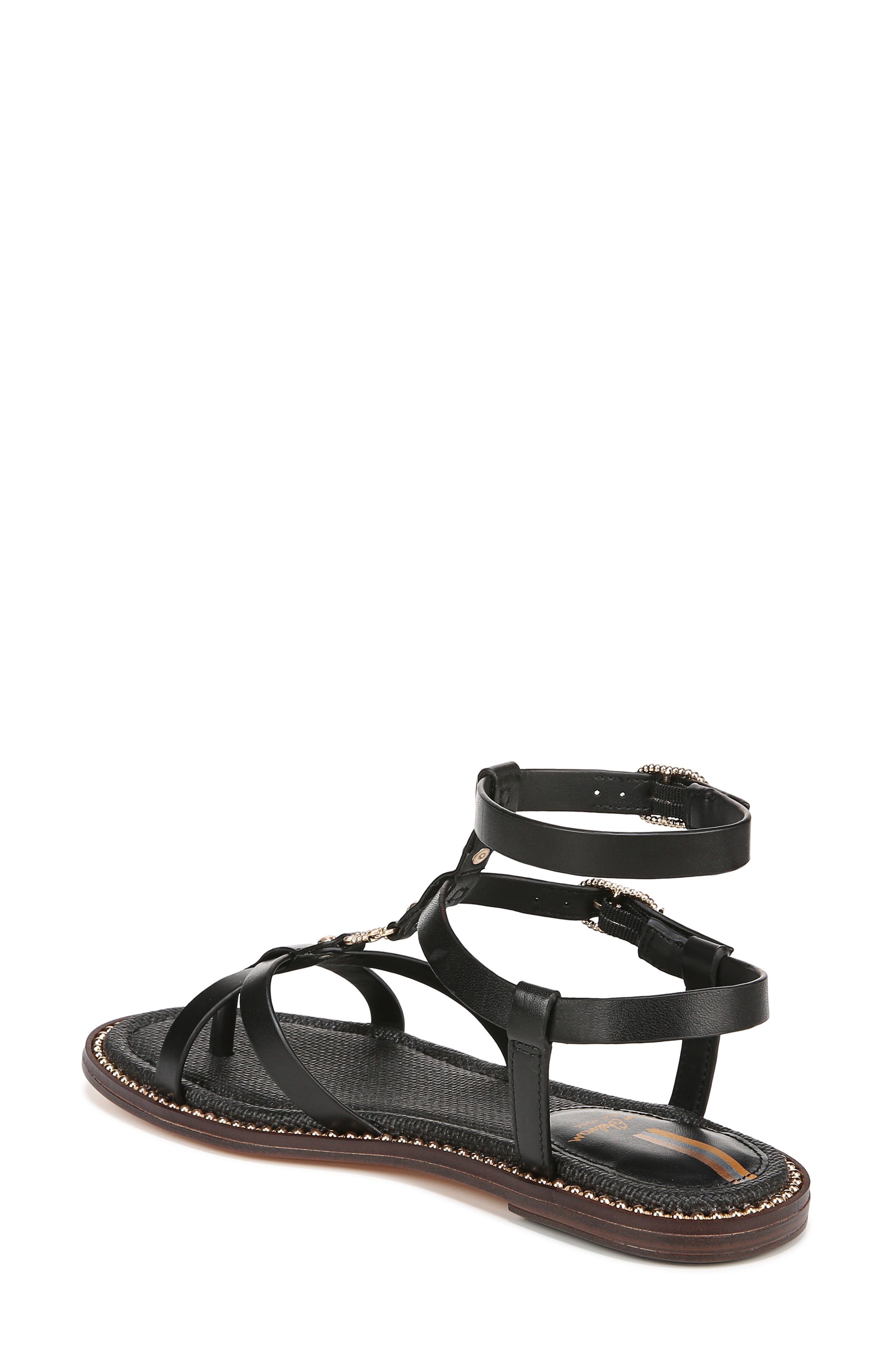 Sam Edelman Talya Ankle Strap Sandal, Alternate, color, Black