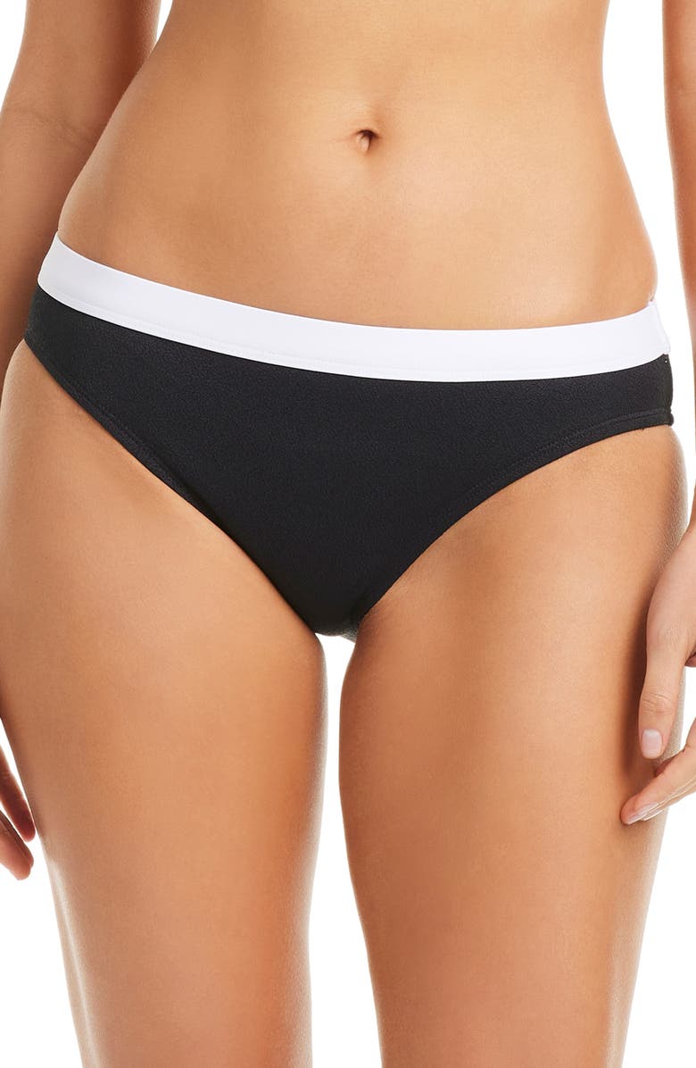 BLEU by Rod Beattie Hipster Bikini Bottoms, Main, color, Black