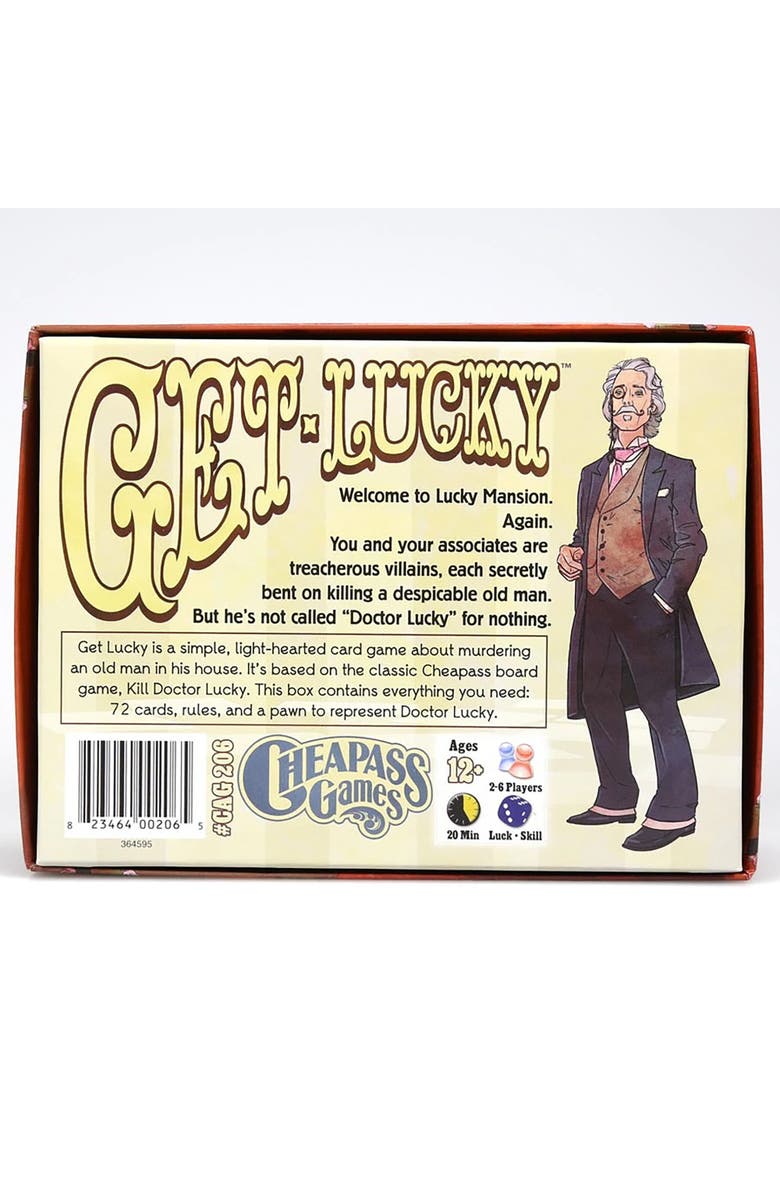 Cheapass Games Get Lucky The Kill Doctor Lucky Card Game, Alternate, color,