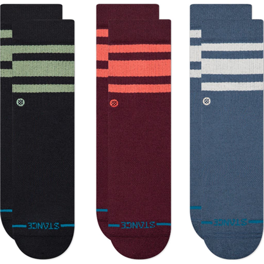 Stance Kids' Boyd Assorted 3-pack Crew Socks In Multi