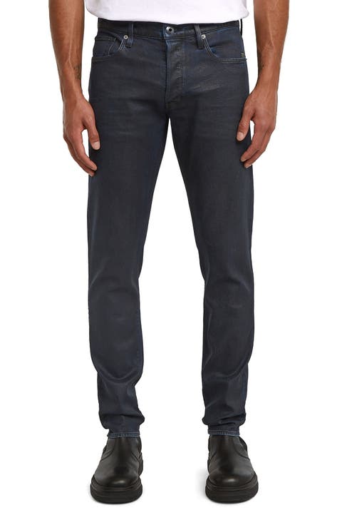 3301 Slim Fit Jeans (Worn in Lunar Blue Coated)