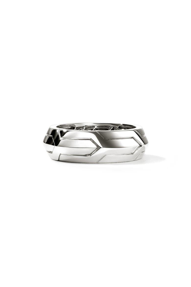 Icon 50 Sterling Silver Band, 7mm, Main, color, SILVER
