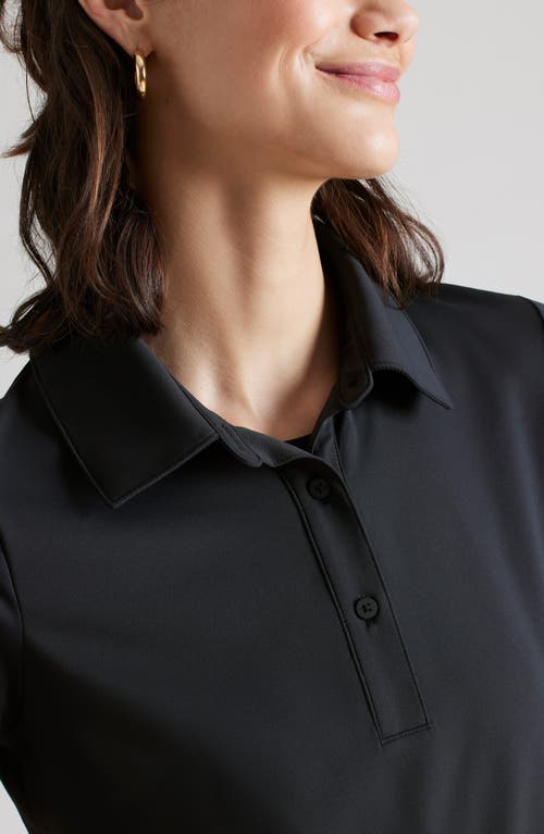 Rhone Course To Court Performance Polo In Black