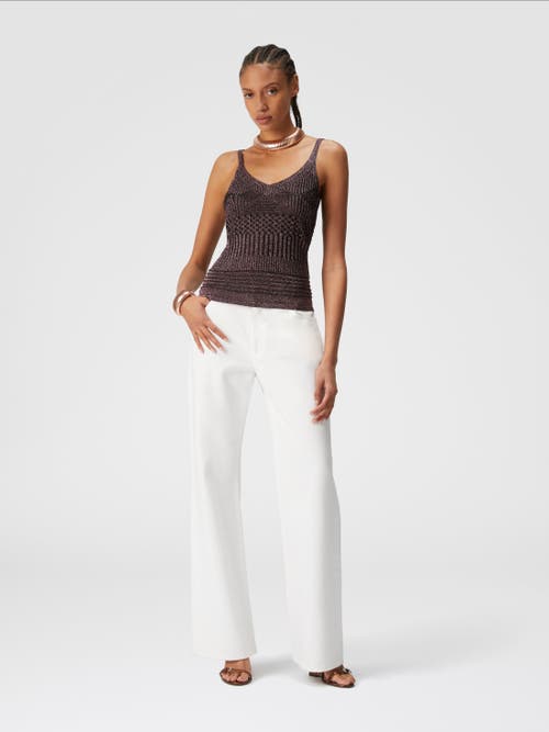 MISSONI MISSONI LAMÉ MULTI-PROCESSING VISCOSE TANK TOP 