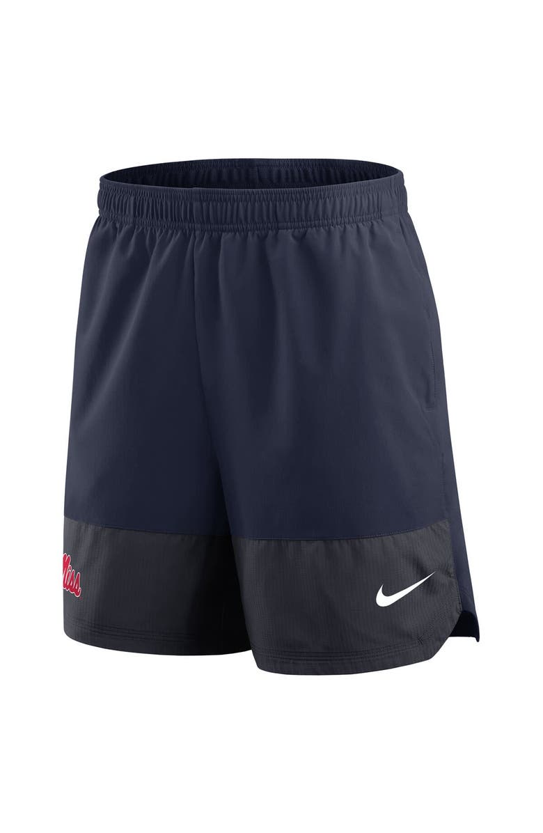 Nike Men's Nike Navy Ole Miss Rebels 2025 Sideline Performance Shorts, Alternate, color, Navy