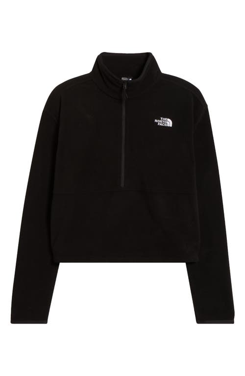 The North Face Glacier Polar Fleece Pullover In Black