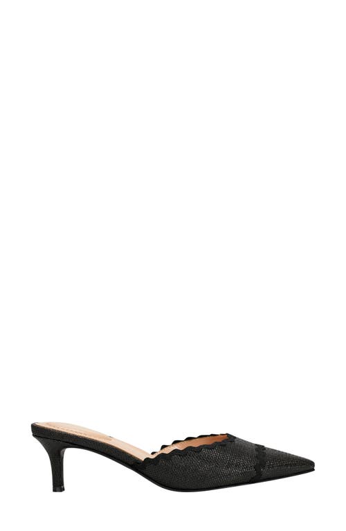 Shop Bandolino My My Scalloped Kitten Heel Pump In Black