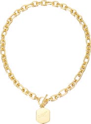 Adornia Monogram Initial Pendant Necklace