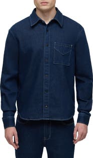 Hudson Jeans Denim Snap-Up Shirt