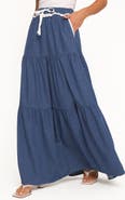Petal & Pup Scout Tiered Maxi Skirt