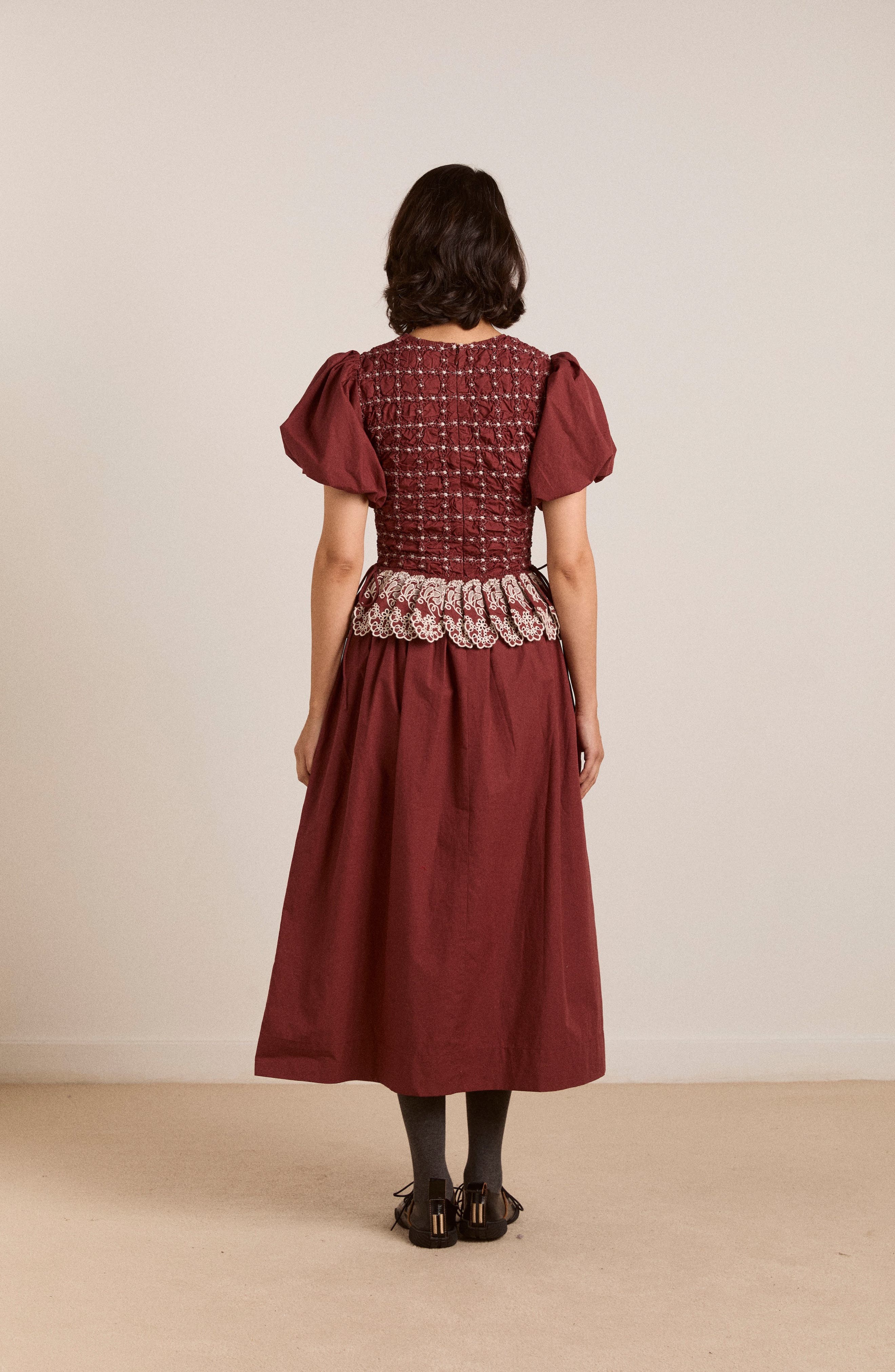 audrey smocked midi dress Ramy Brook Audrey Dress Black S