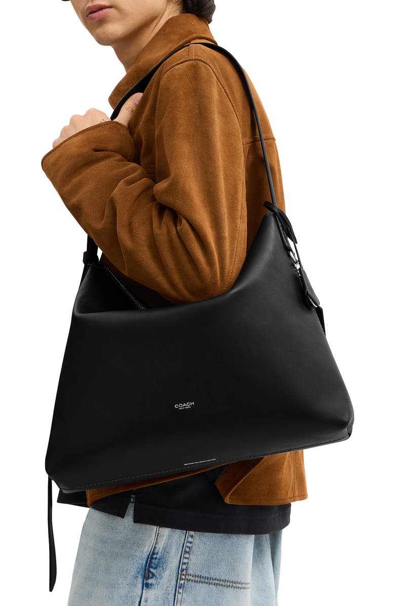 COACH Mott Leather Messenger Bag, Alternate, color,