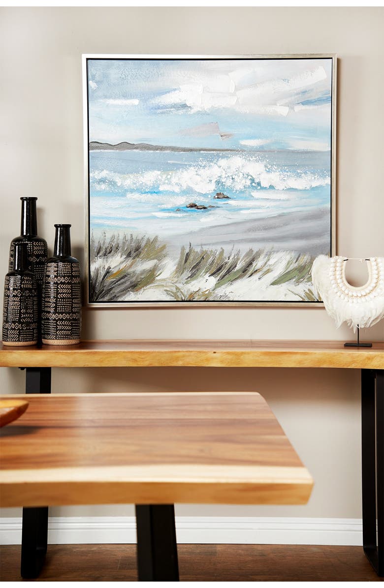 WILLOW ROW LARGE SQUARE ACRYLIC PAINTING, Alternate, color, 