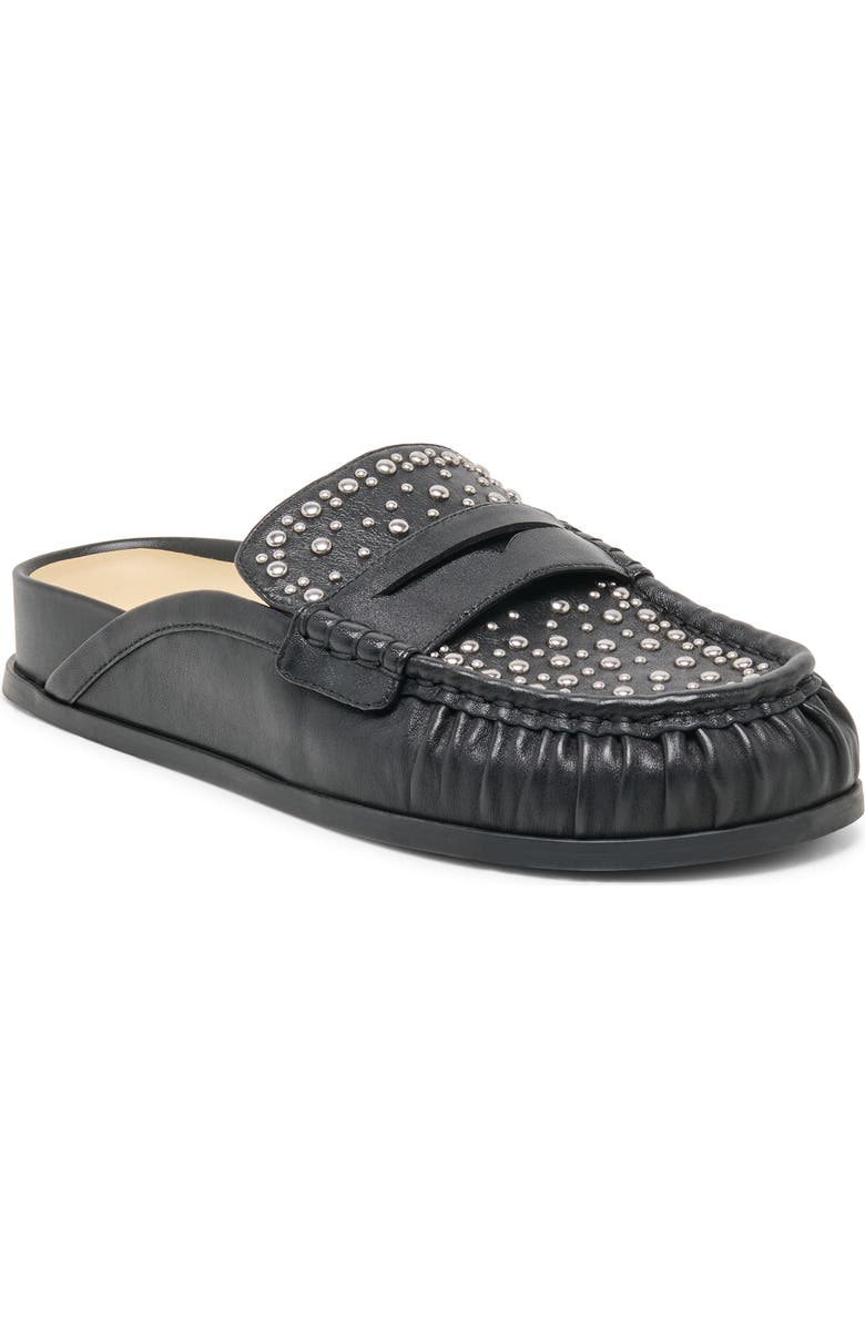 Dolce Vita Jodero Stud Mule, Main, color, Black Leather