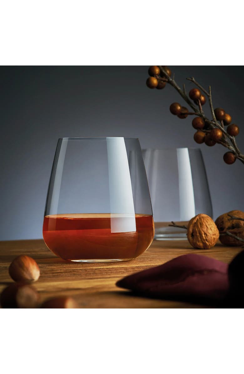 Luigi Bormioli Talismano Set of 4 Double Old Fashion Glasses, Alternate, color, Clear