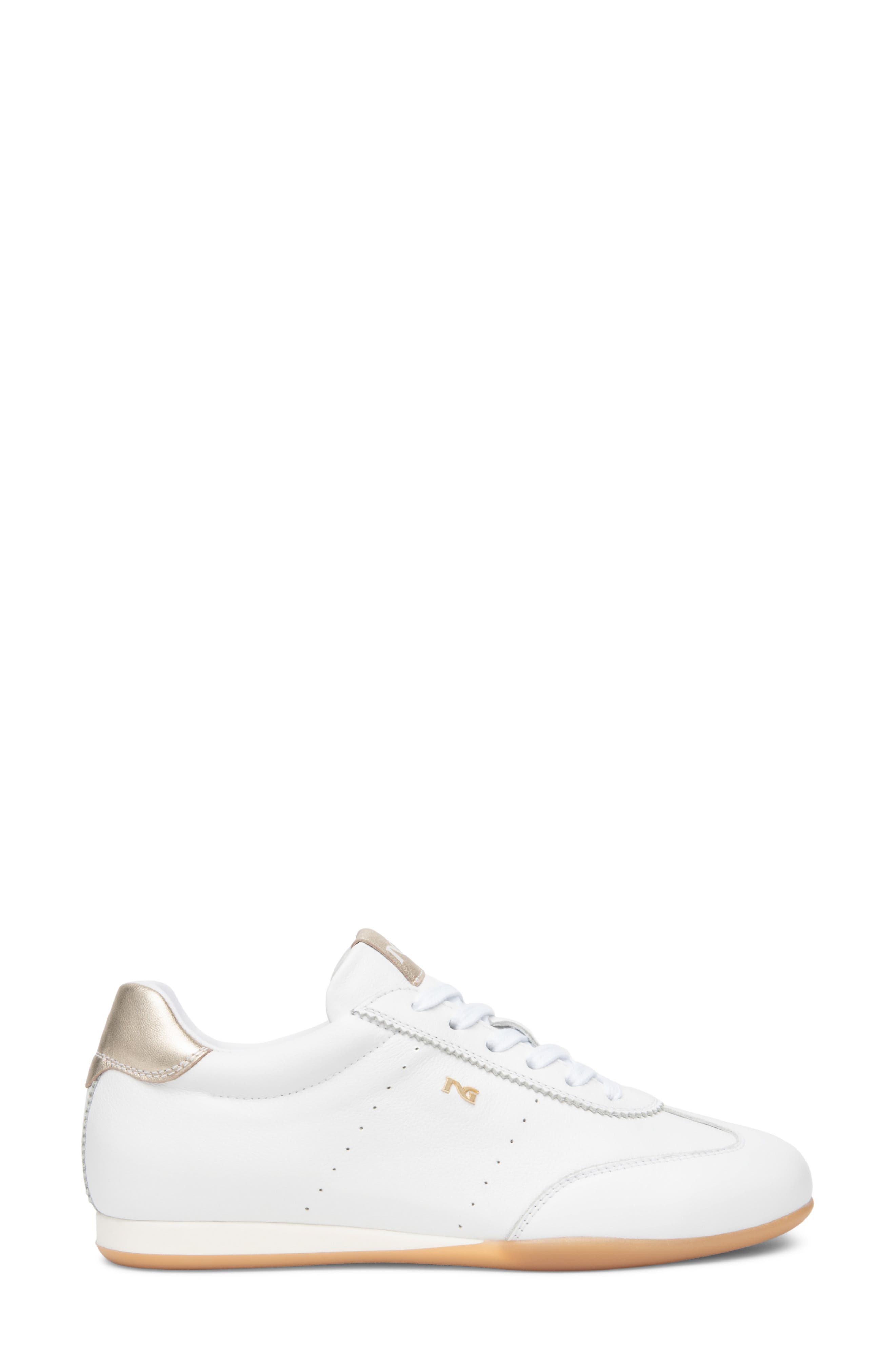 NeroGiardini Low Top Sneaker, Alternate, color, White