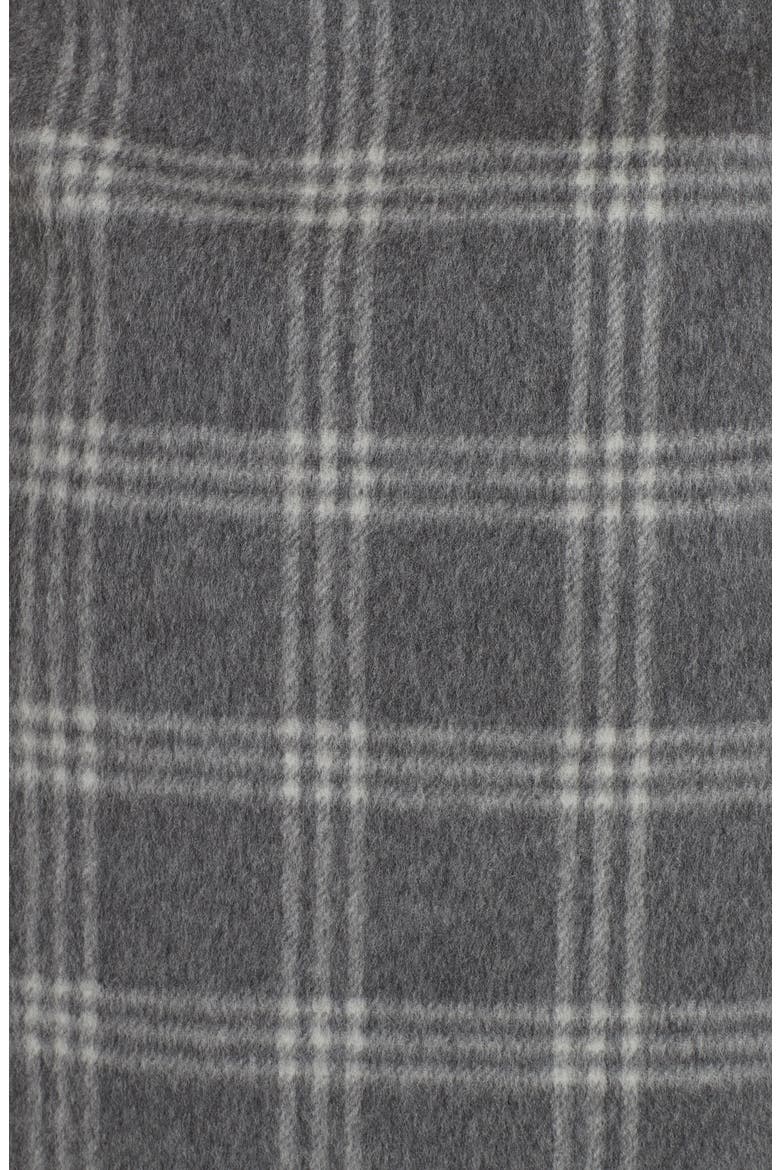 Westport Plaid Wool & Cashmere Miniskirt, Alternate, color, CHARCOAL MELANGE MULTI