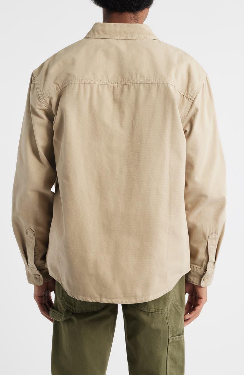 Dickies Johnsonville Cotton Canvas Button-Up Shirt, Alternate, color, Desert Sand