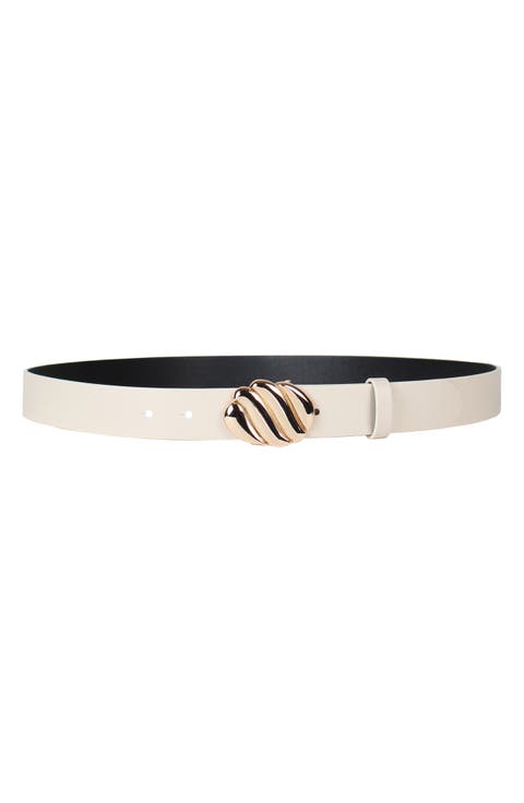Twist Plaque Buckle Belt