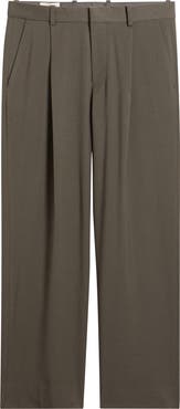 Open Edit Pleated Tapered Pants