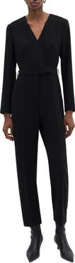 MANGO Faux Wrap Jumpsuit
